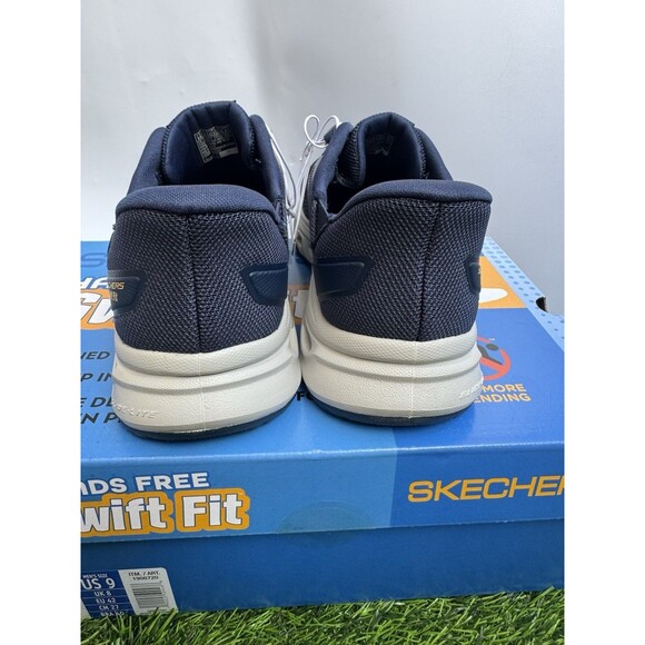 Skechers Swift Fit Hands Free Sneakers Men’s 9 Navy Memory Foam Shoes New main image 9